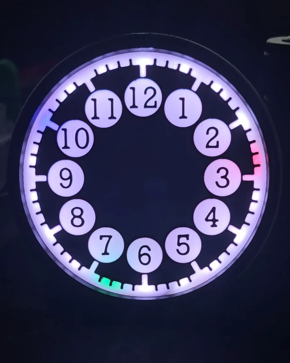 WLED Desk Clock by JSSL 3DMakerWorld: Download Free 3D Models