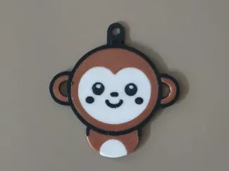Cute Monkey Keychain