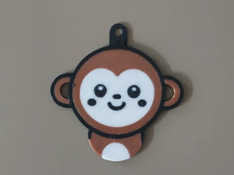 Cute Monkey Keychain