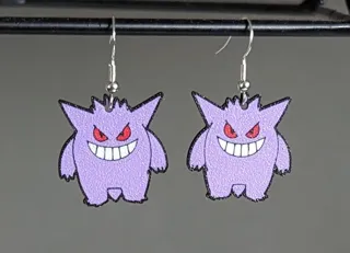 Pokemon "Gengar" Earrings
