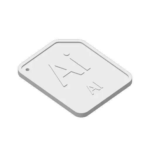 Miniatura 1 do modelo 3D 一个普通的.ai挂件