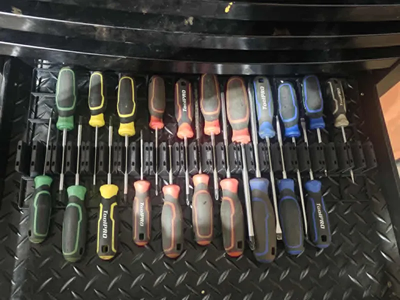 Gridfinity & Rail Screwdriver Holder