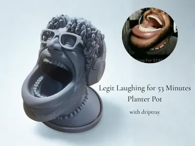 Legit Laughing for 53 Minutes Planter Pot