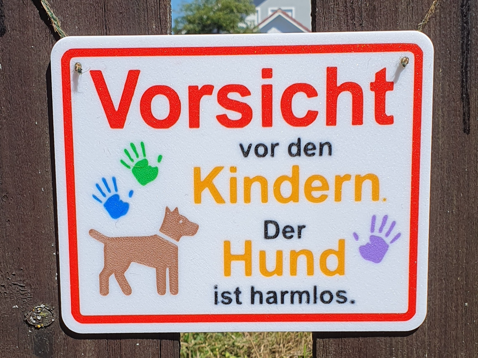 [Spaß] Warnschild: Vorsicht vor den Kindern...