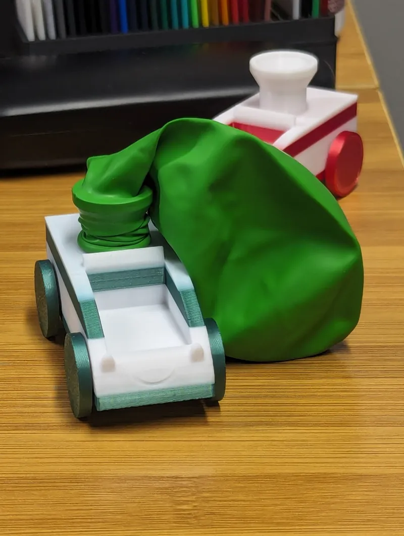 Balloon Powered Toy Car