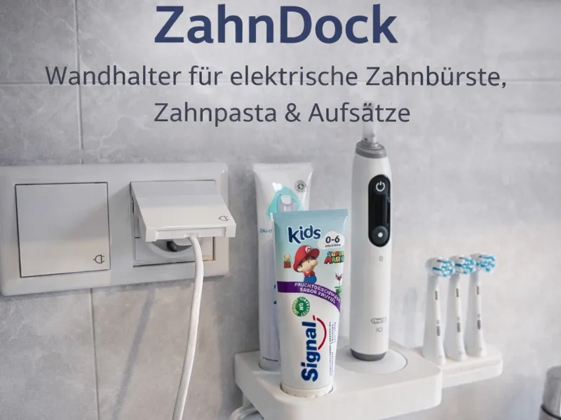 ZahnDock Oral-B iO 7/8/9 Wandhalter 1-4 Personen 