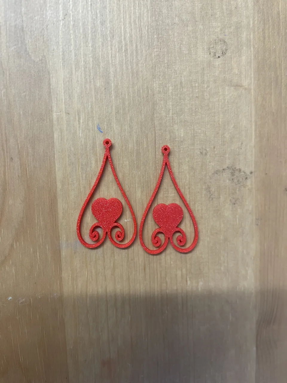 Heart Earrings view 2