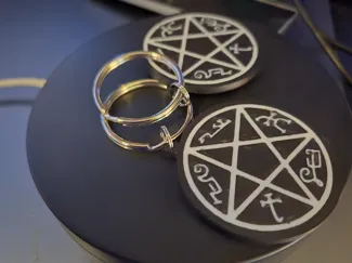 Supernatural Demon Trap Keychain
