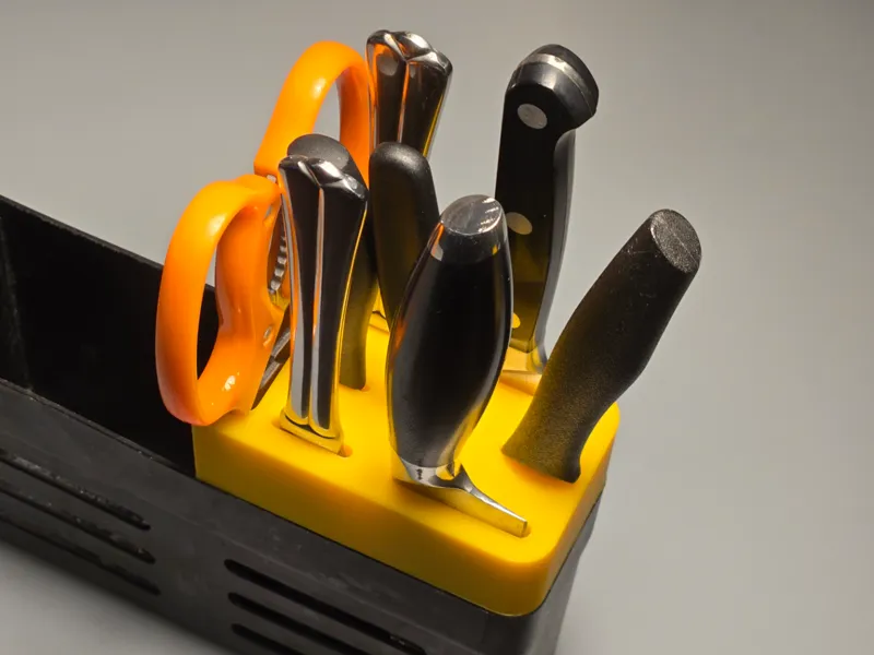 Dish Rack Knife Block Insert