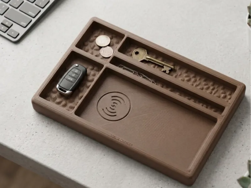 svuota tasche e ricarica wireless