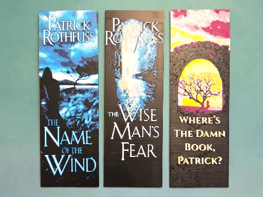 Name of The Wind 50mm by 150mm Bookmark