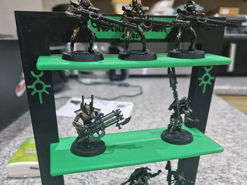necron display shelf warhammer with magnets