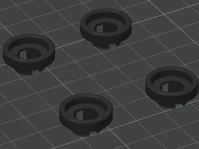 modified button pads for F1 steering wheel Logitech G29
