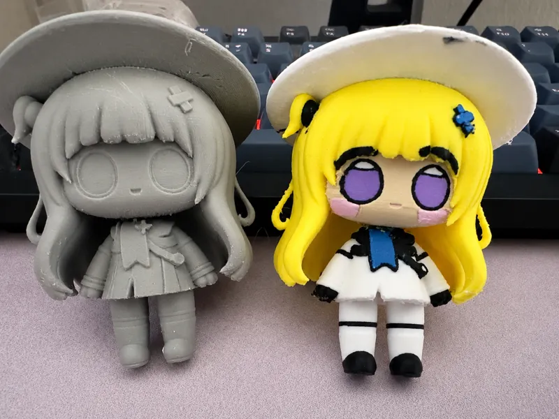 Fibi Chupi - staring and smiling warmly - Chubi