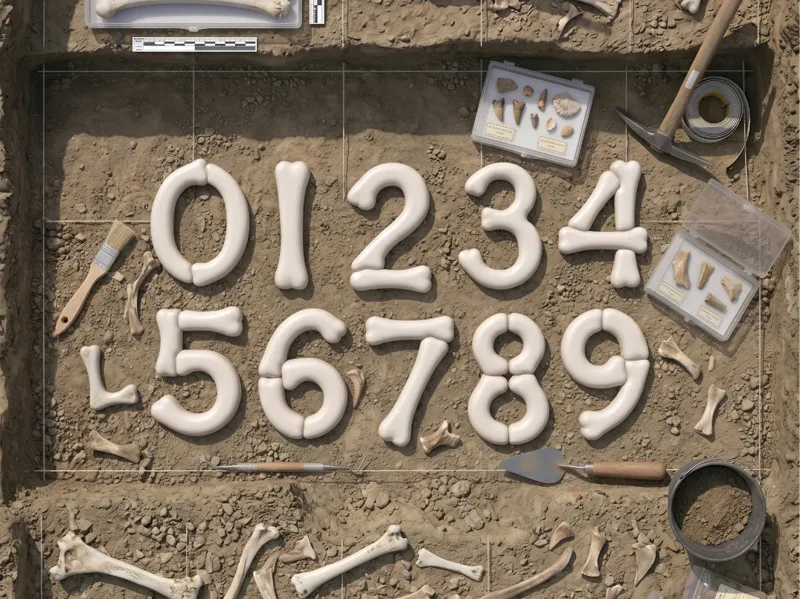 Dino Numbers Wall Art