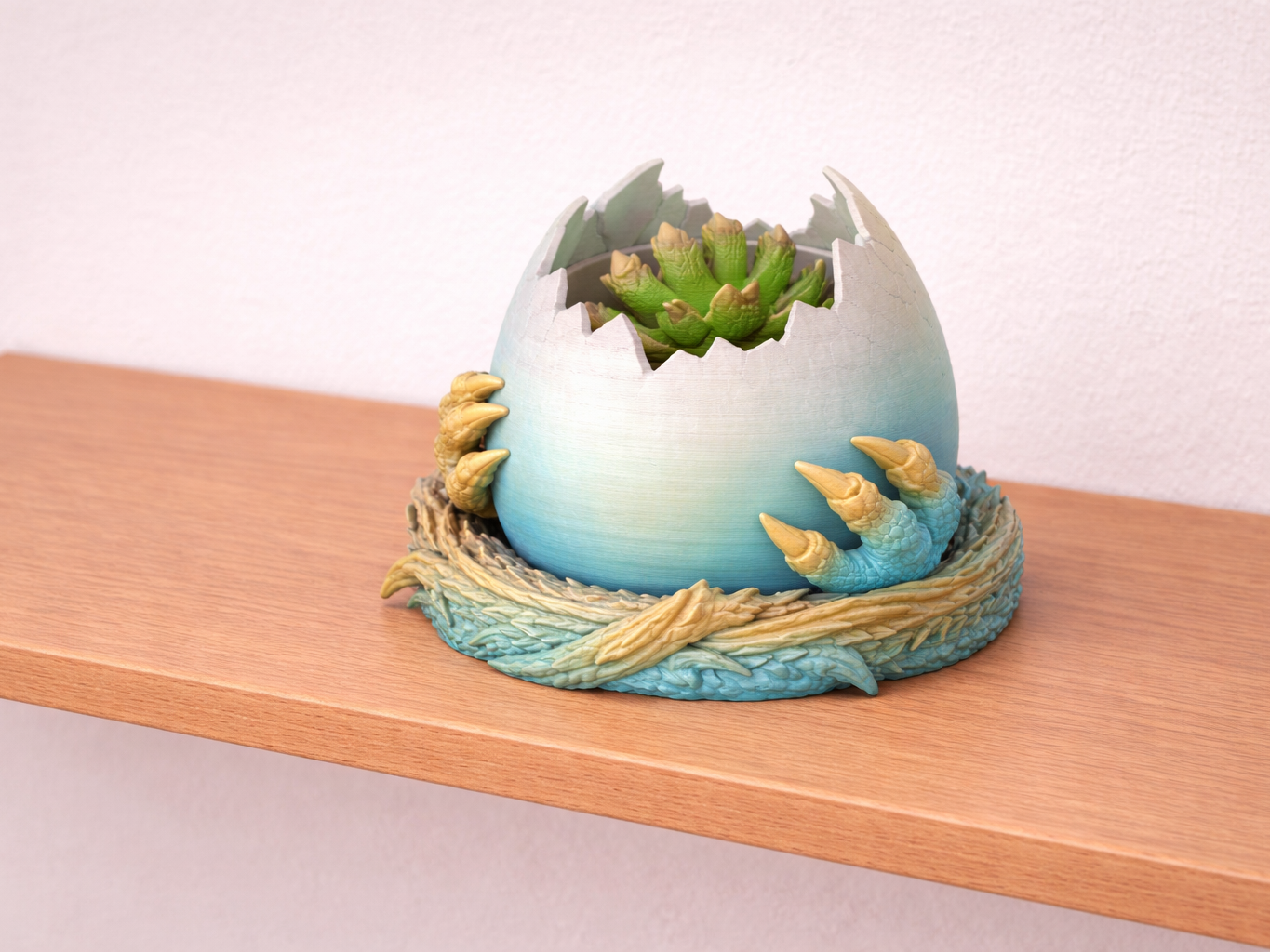 Dragon Egg Planter – Fantasy Flower Pot