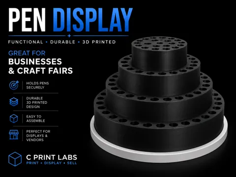 Modelo para impresión 3D: Pen Display For Beaded Pens — referencia de MakerWorld