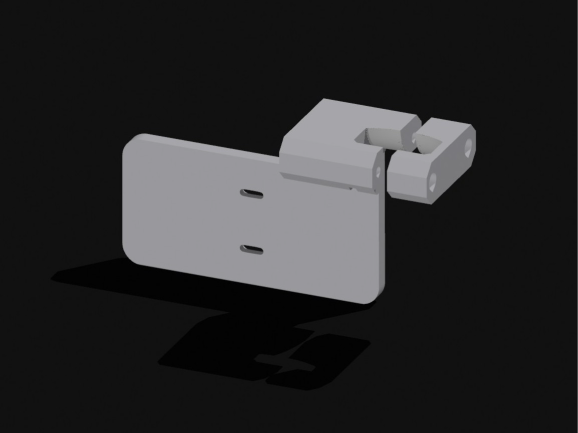 變軌器支架適配AMS翻轉架Filament Track Switch for AMS Flipper