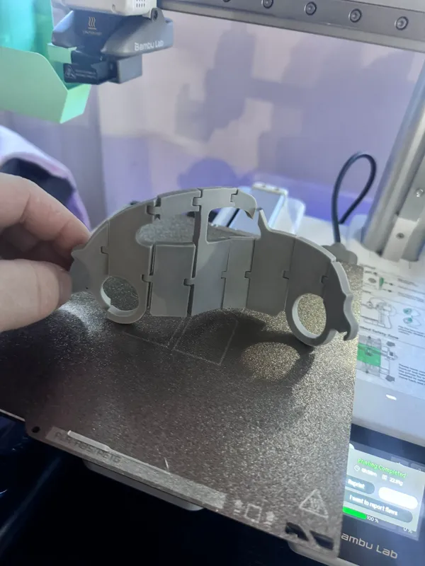 Coccinelle Volkswagen articulée — jouet flexi
