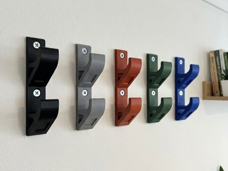 Double wall hook / coat hook