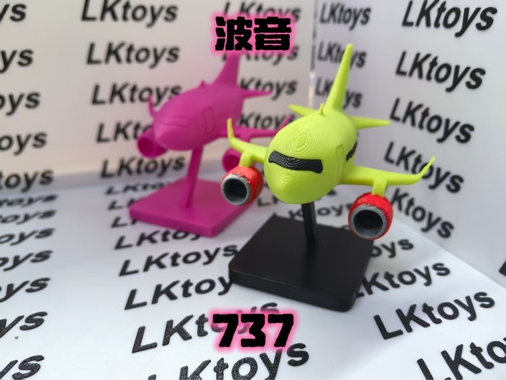 Miniatura 1 do modelo 3D Q版 波音 737 客机