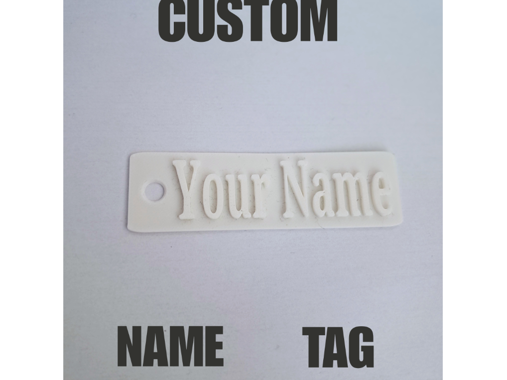 Custom Name Tag – Easy Personalized Label Keychain