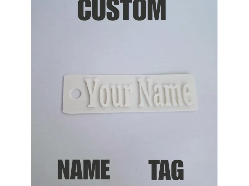 Custom Name Tag – Easy Personalized Label Keychain