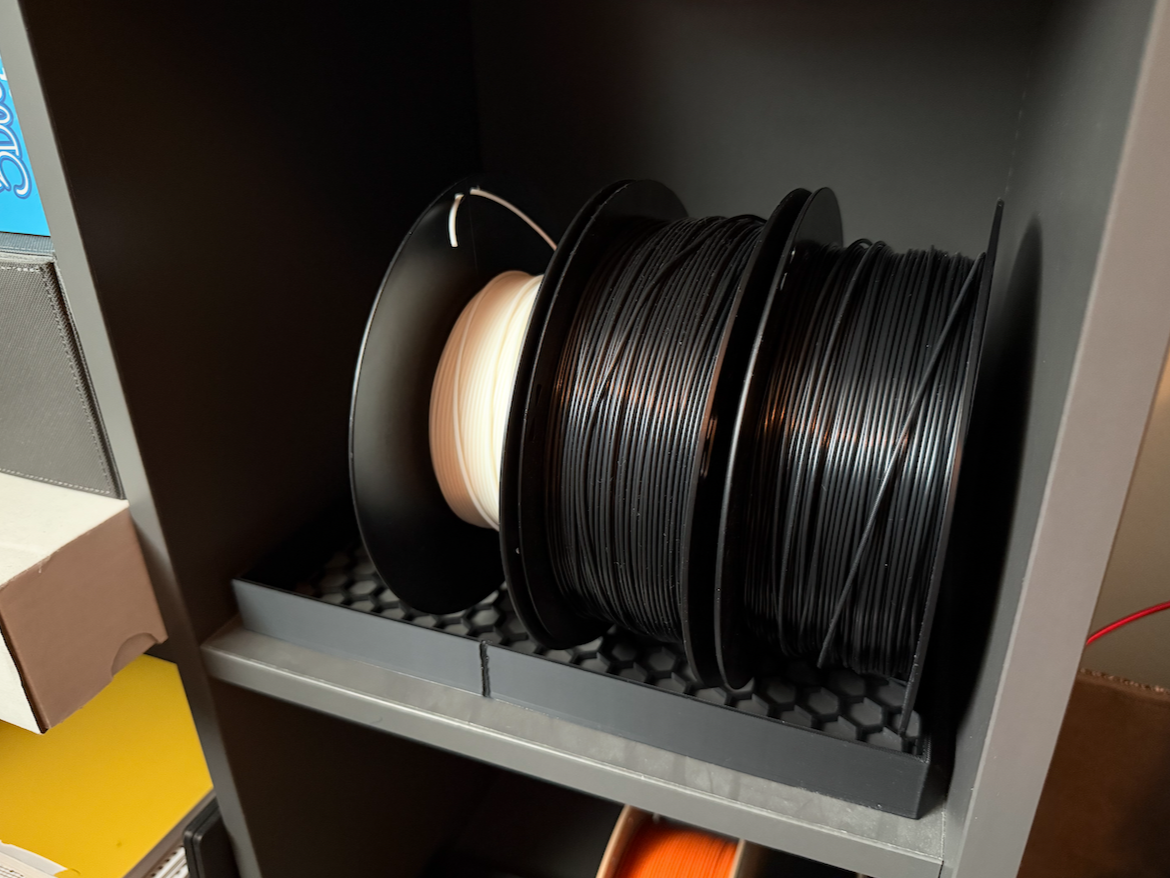 Filament Storage Tray for Shelves and Tabletops