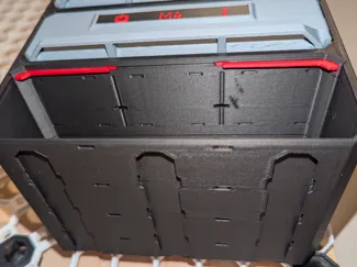 Multibin Drawer Stopper lock-in bar