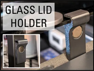 Lid Holder for Bambu Lab P1S (around 4cm gap)