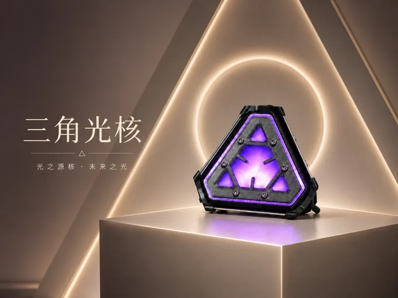 三角光核 | 未来能量氛围灯