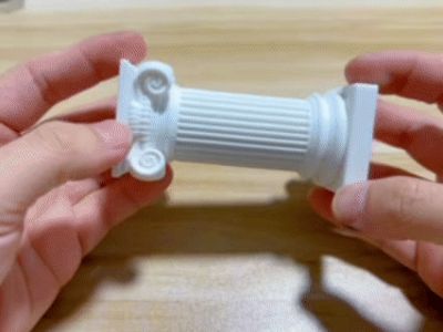 Greek Mythology Roman Column 3D Maze