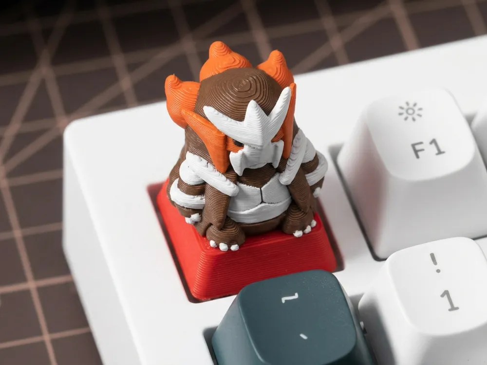 Entei – Keycap para Teclado Mecânico Pokémon - Modelo gratuito para ...