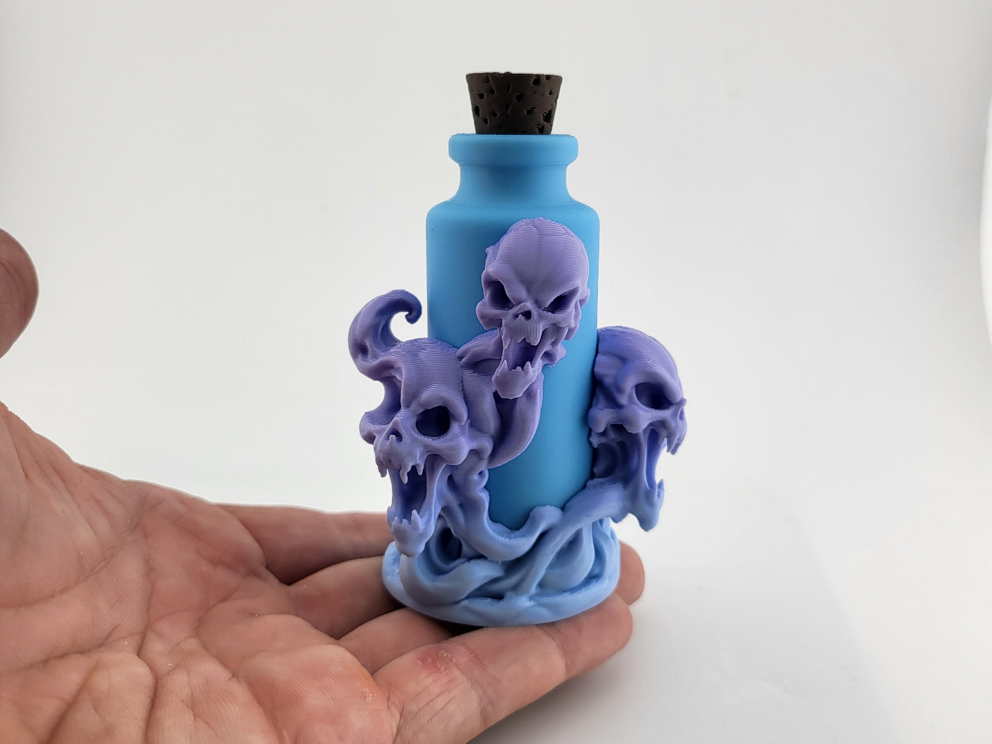 Skull Potion Bottle | Halloween Gothic Decoration - 1