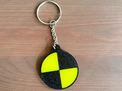 Center of Gravity Marker Keychain