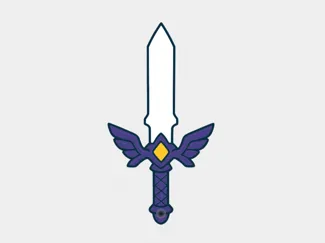 Master Sword Keychain Zelda