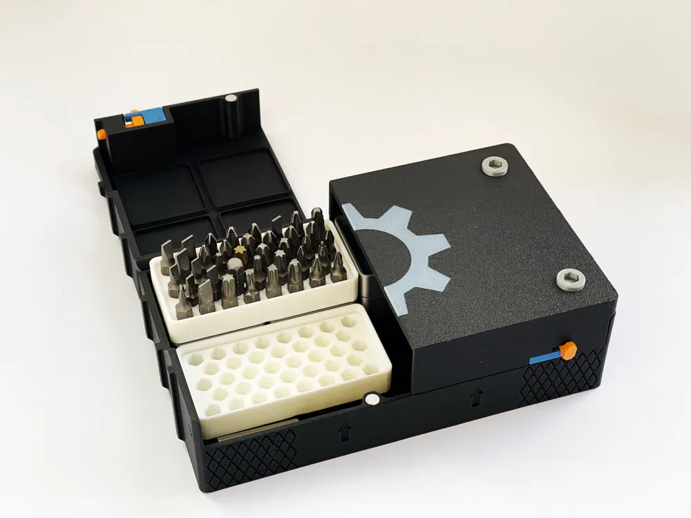 Gridfinity stackable case - magnetic lock - Free 3D Print Model ...