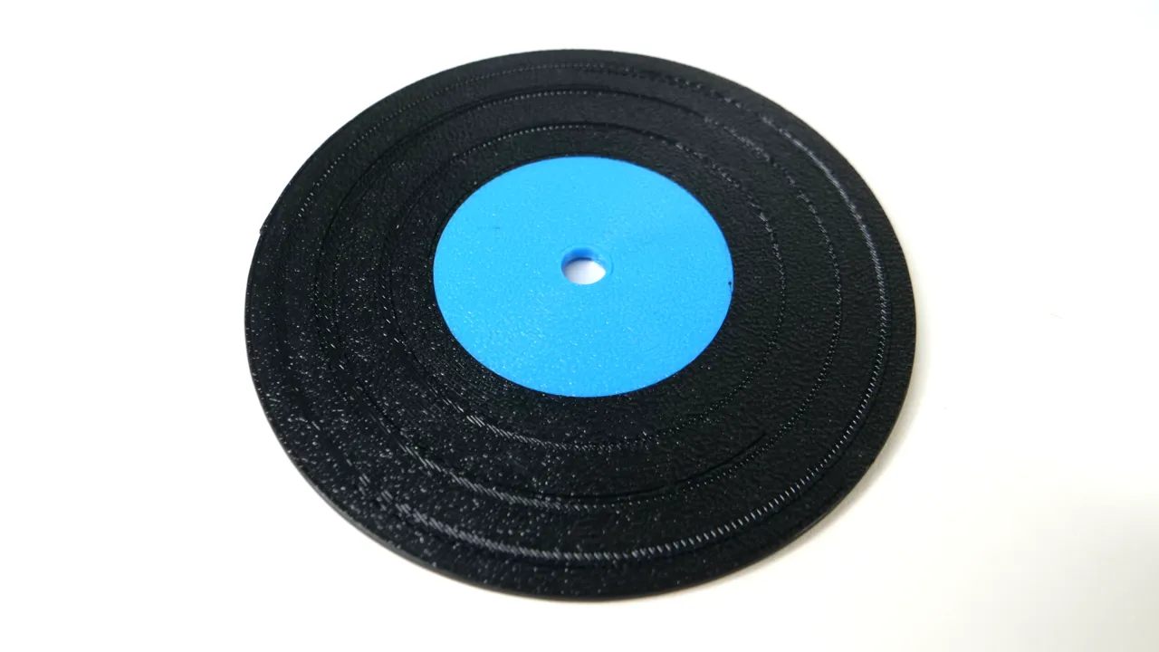 Turntable with Vinyl Record Coasters view 4