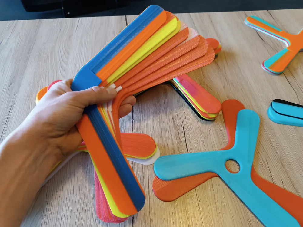 Bumerangue profissional de 2 pás - Modelo gratuito para impressão 3D ...
