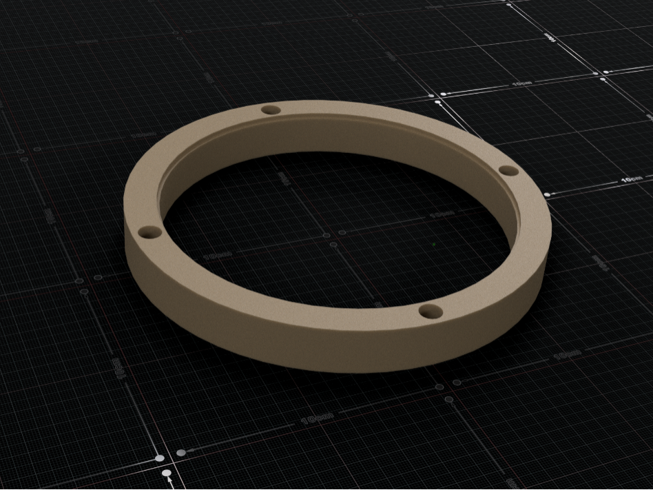 3/4" universal 6 1/2" speaker Ring