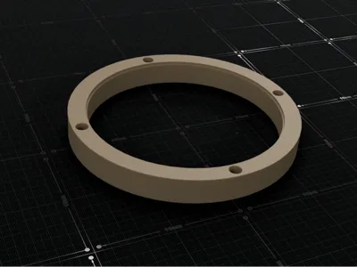 3/4" universal 6 1/2" speaker Ring