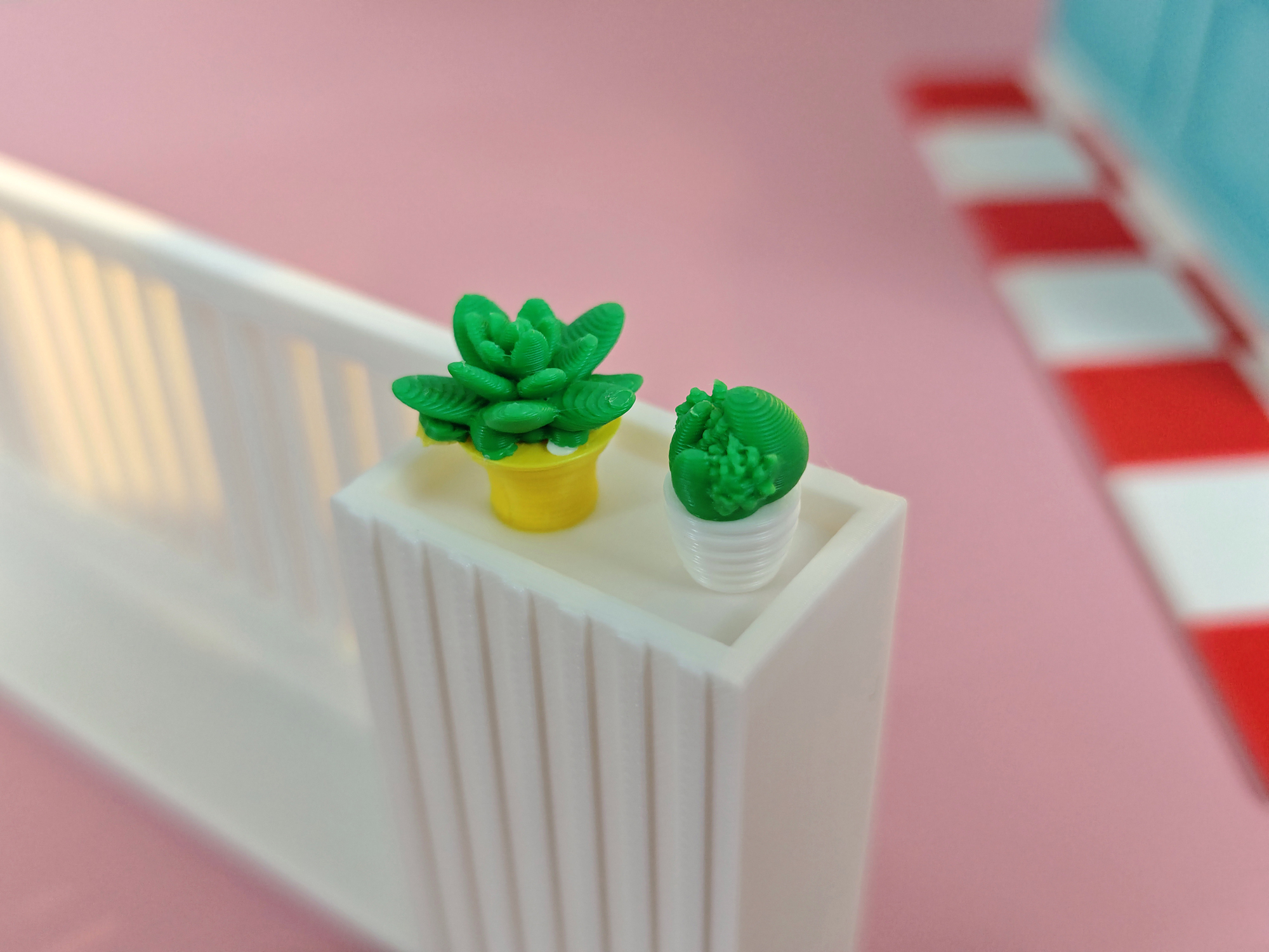Miniatura 5 do modelo 3D 多巴胺治愈系糖果小屋  1/64微缩场景模型  迷你建筑糖果店甜品店 Sweet Canndy