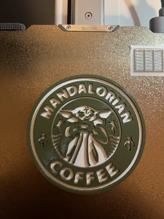 Mandalorian Coffee Coaster