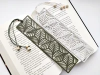 (A1 Mini) Bookmark - Palm Leaves 1mm Scale 90%