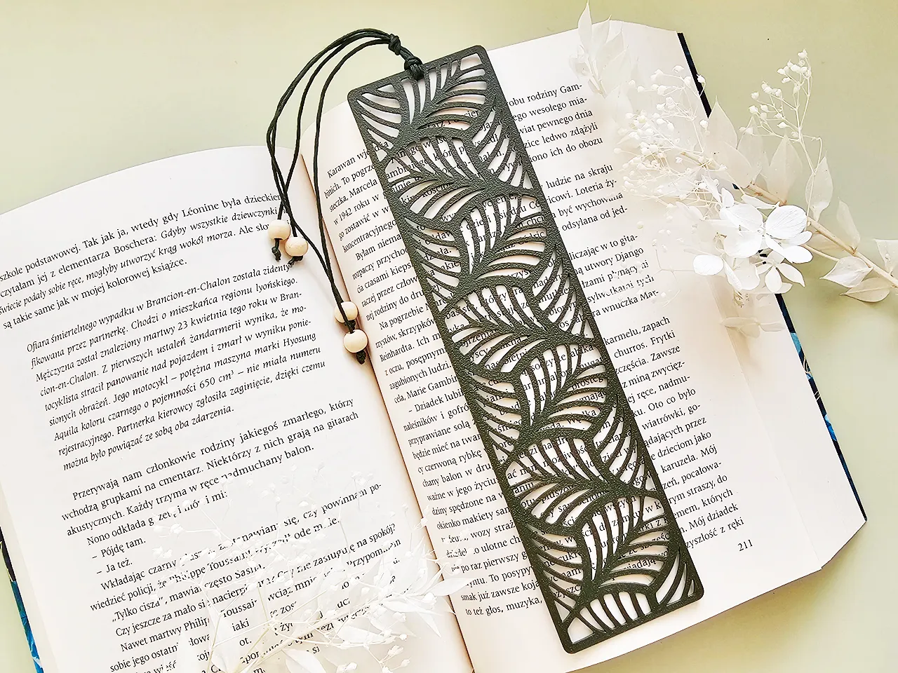 Bookmark - Palm Leaves 1mm view 4