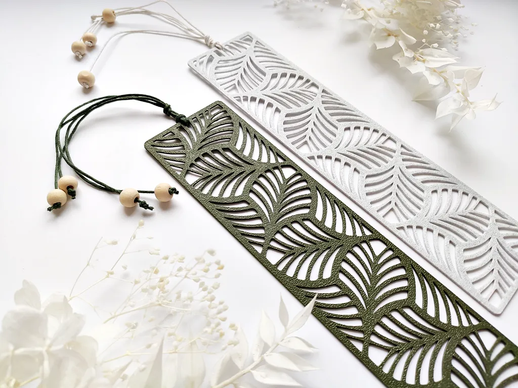 Bookmark - Palm Leaves 1mm view 2