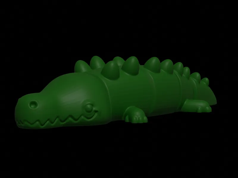 flexi cute crocodile