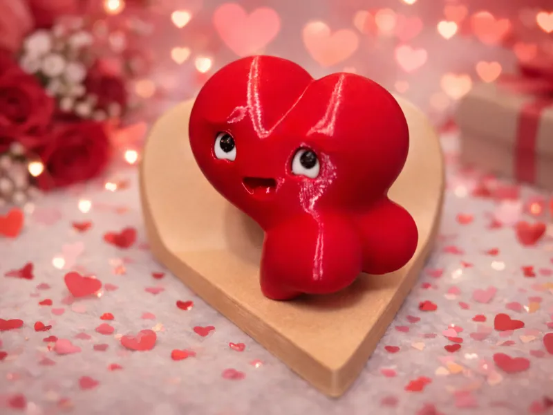 Cute Dancing Valentine Heart