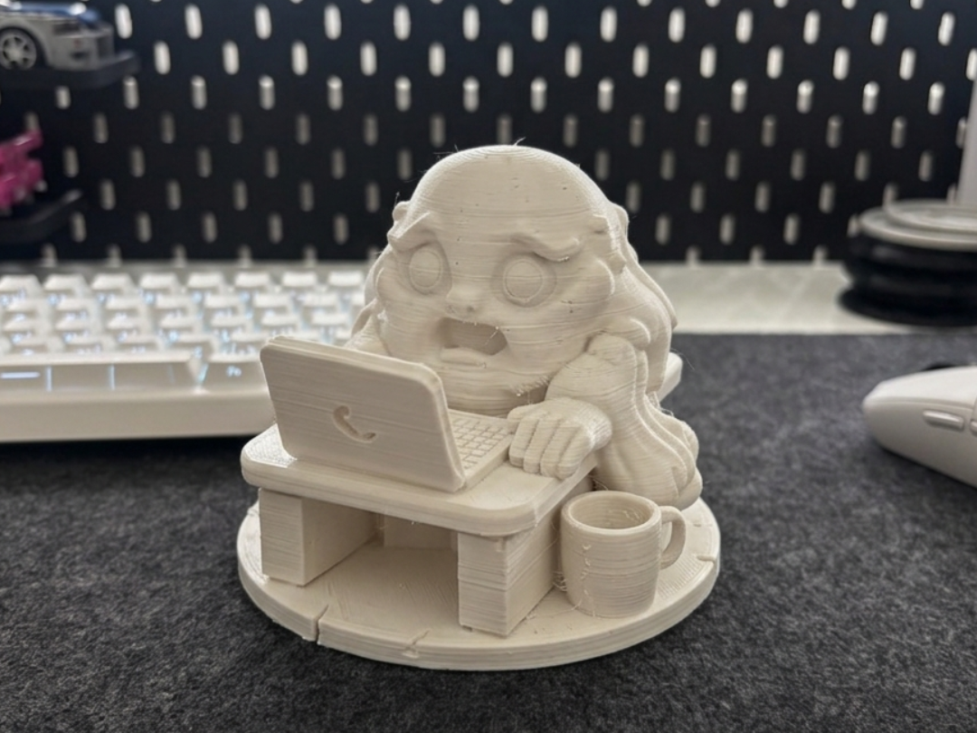 Stressed Mud Monster at Work | Funny Desk Toy