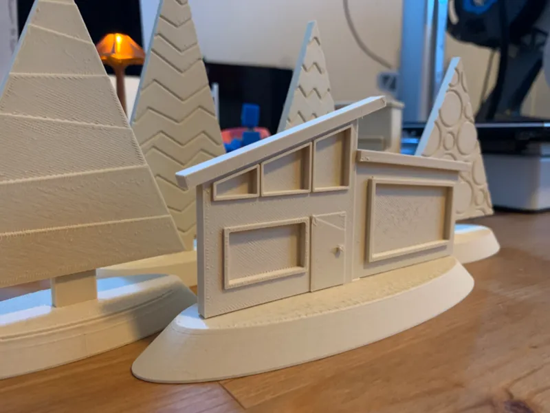 MCM Christmas House remix w/ A1 Mini-sized stands